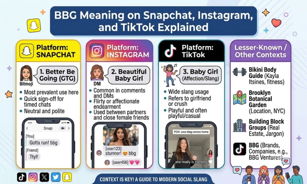BBG Meaning on Snapchat, Instagram, and TikTok Explained