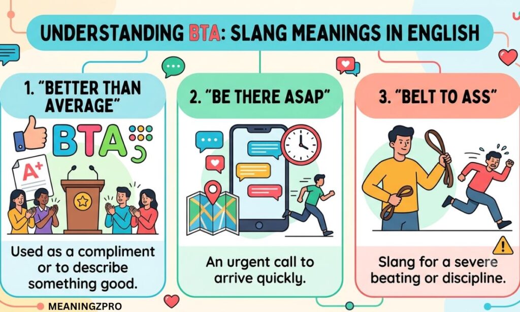 BTA Meaning Slang in English