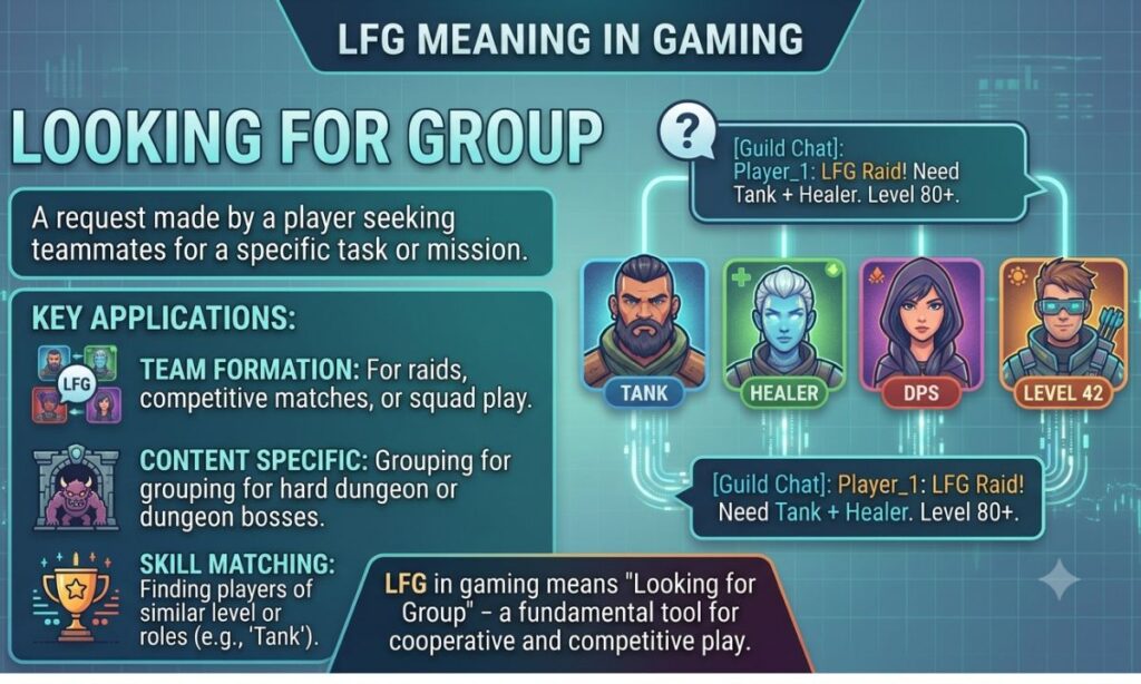 LFG Meaning in Gaming