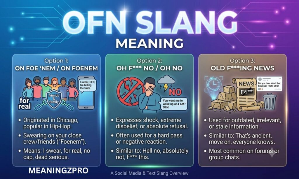OFN meaning in text messages and social media slang