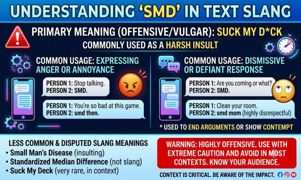 SMD Meaning in Text Slang