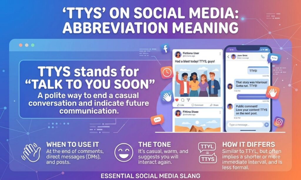 TTYS Abbreviation Meaning on Social Media