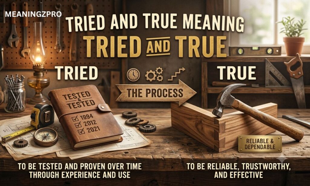 Tried and True Meaning