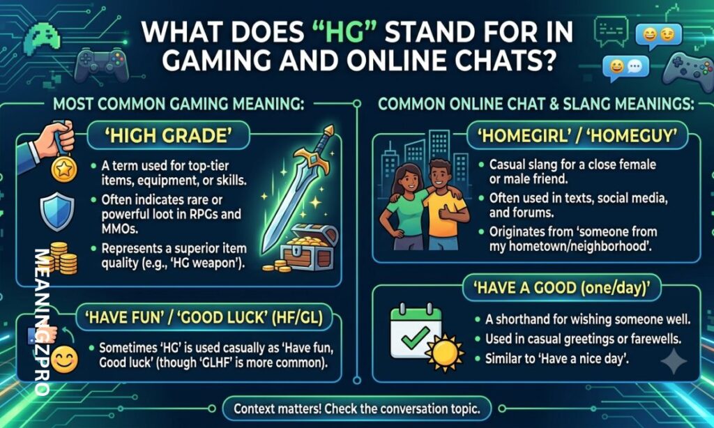 What Does HG Stand for in Gaming and Online Chats