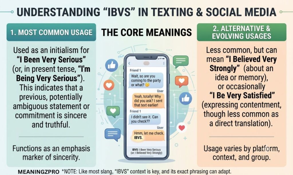 What Does IBVS Mean in Text Messages and Social Media