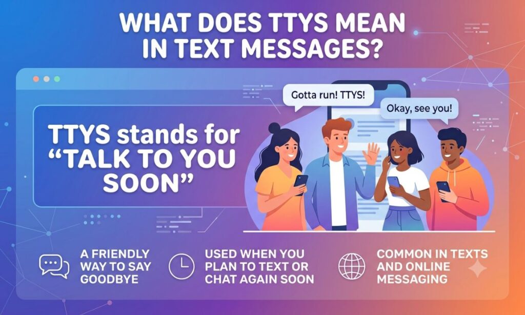 What Does TTYS Mean in Text Messages?