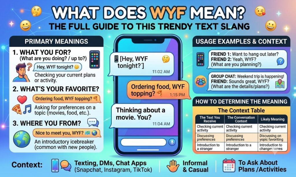 What Does WYF Mean? The Full Guide to This Trendy Text Slang