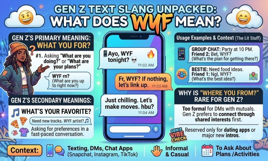 What Does WYF Mean in Gen Z?