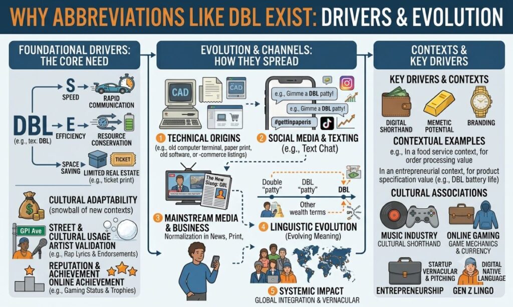 Why Abbreviations Like DBL Exist
