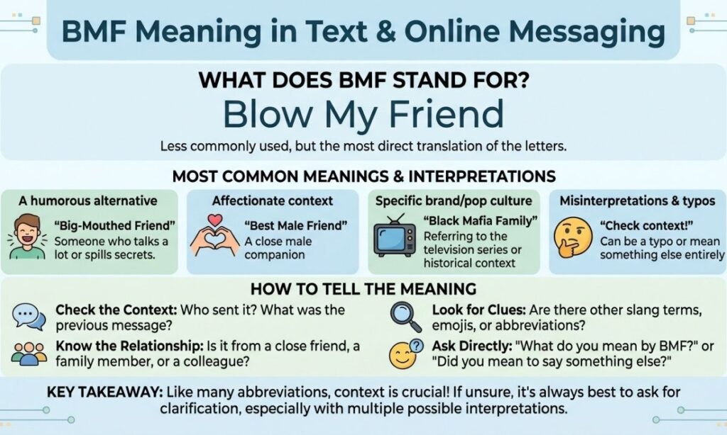 BMF Meaning in Text