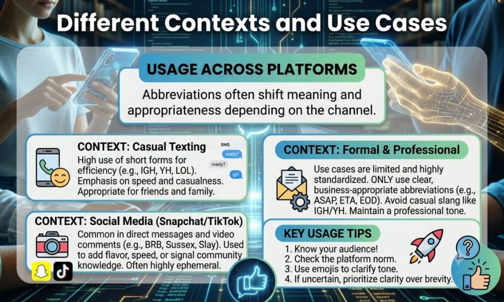Different Contexts and Use Cases