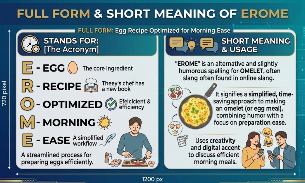 Full Form of Erome, Stands For & Short Meaning of Erome