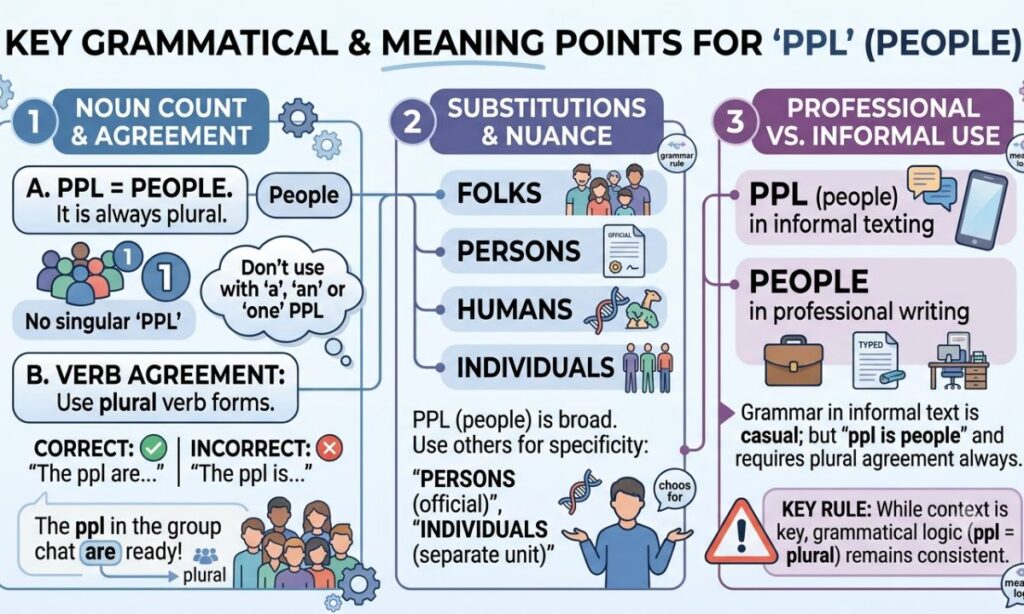 Key Grammatical and Meaning Points