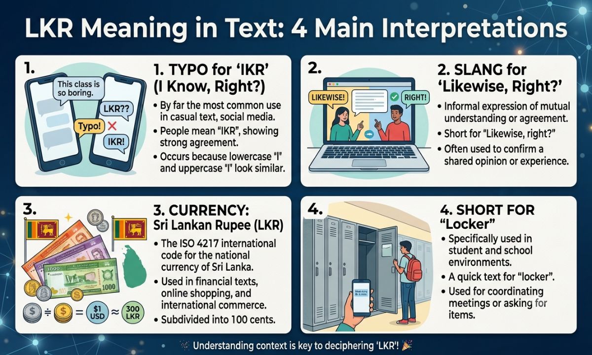 LKR Meaning in Text