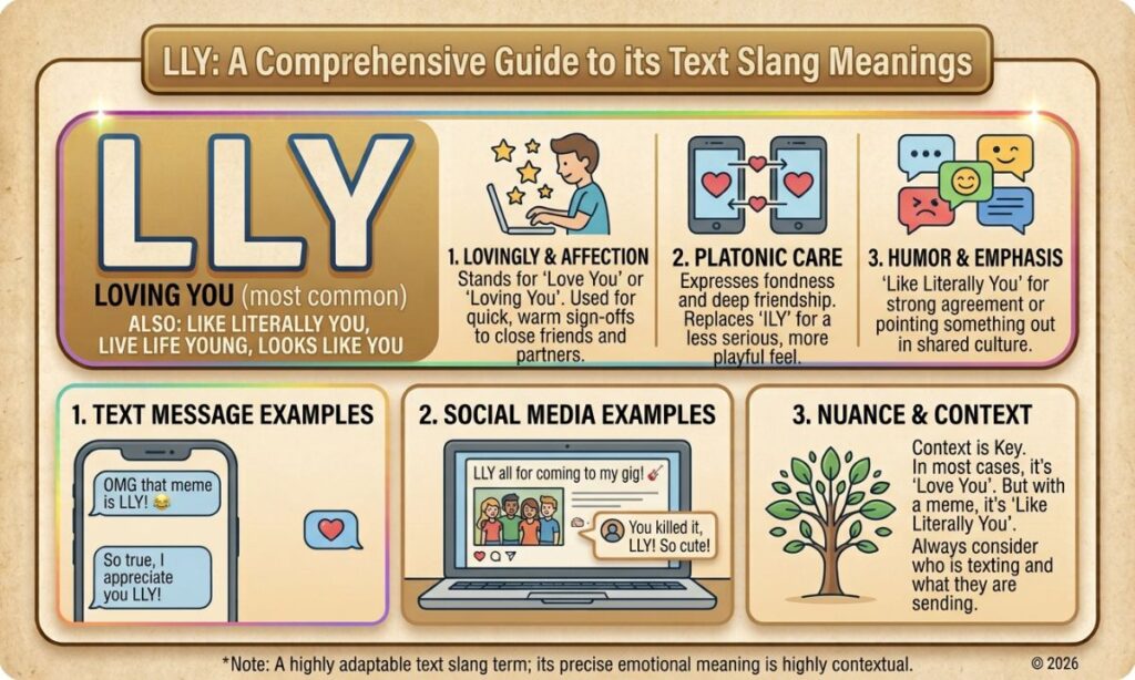 LLY Meaning in Text Slang