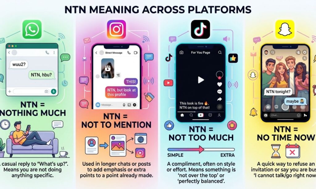 NTN Meaning Across WhatsApp, Instagram, TikTok & Snapchat