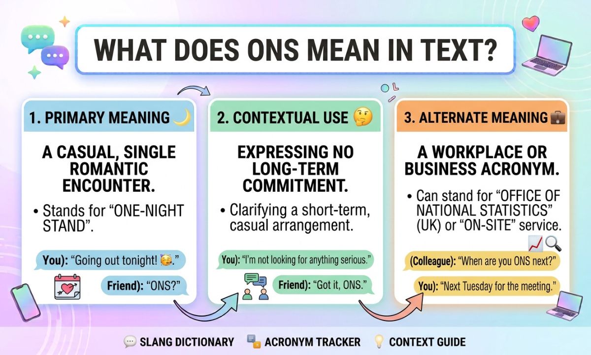 ONS Meaning in Text