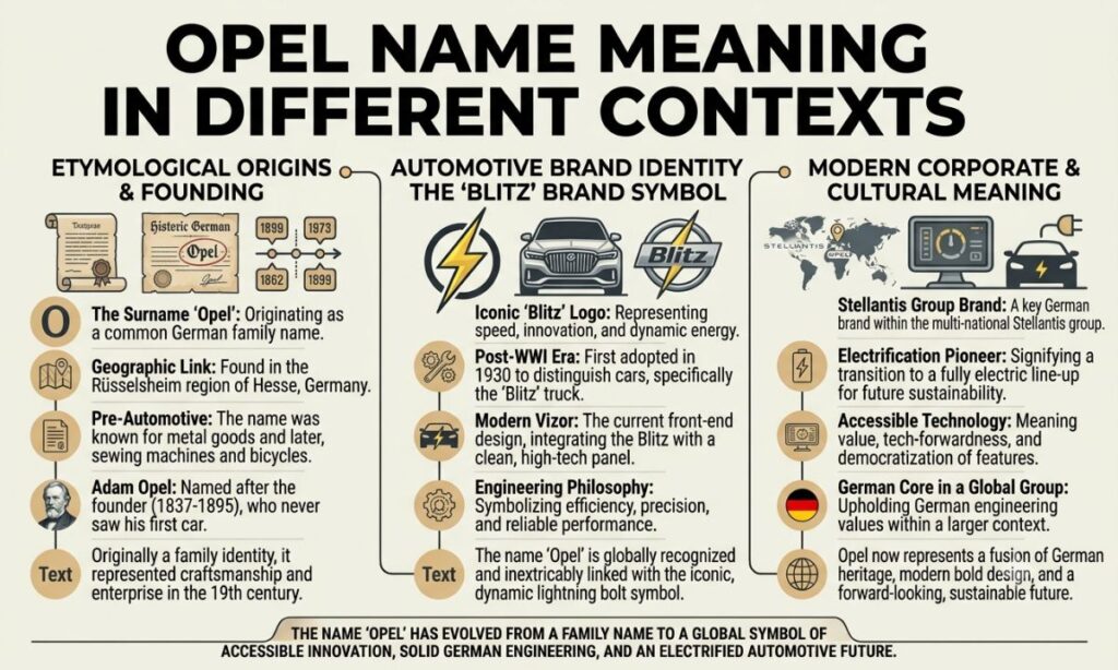 Opel Name Meaning in Different Contexts