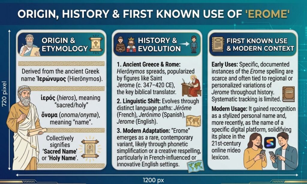 Origin, History & First Known Use of Erome