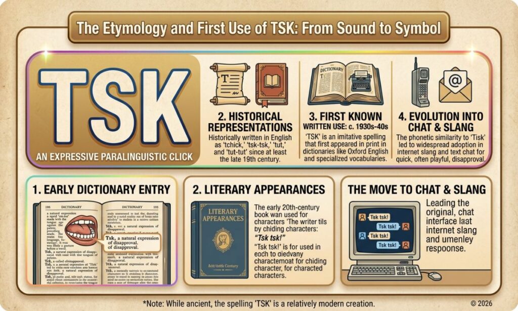 Origin, History & First Known Use of TSK