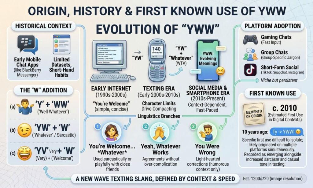 Origin, History & First Known Use of YWW
