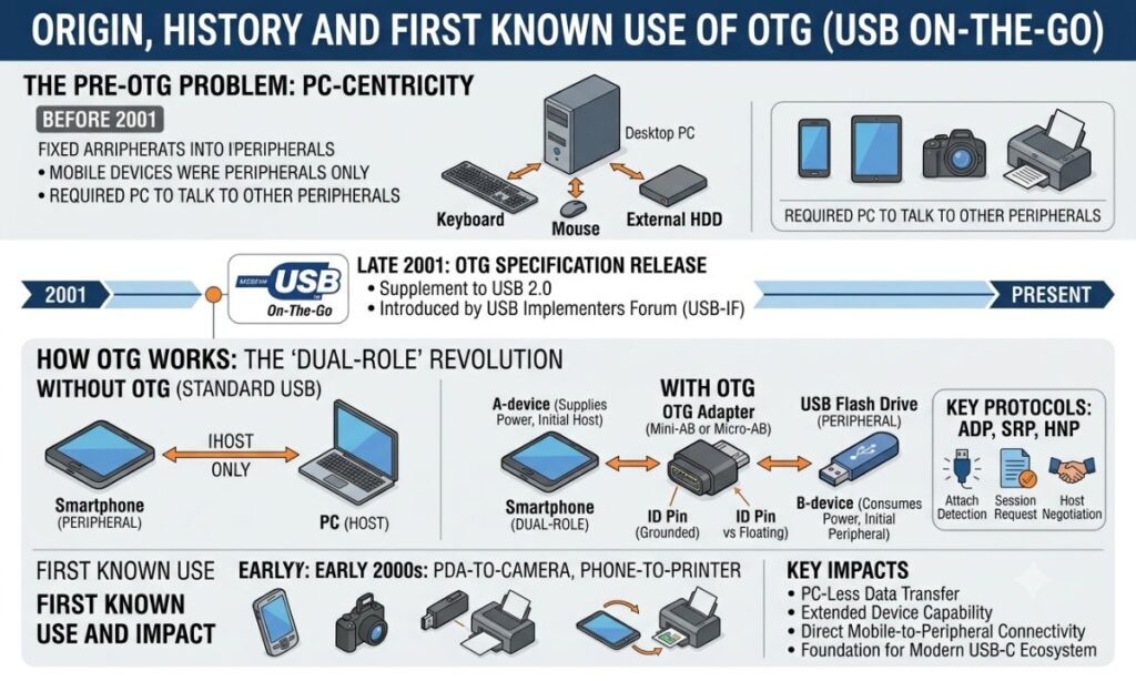 Origin, History and First Known Use of OTG