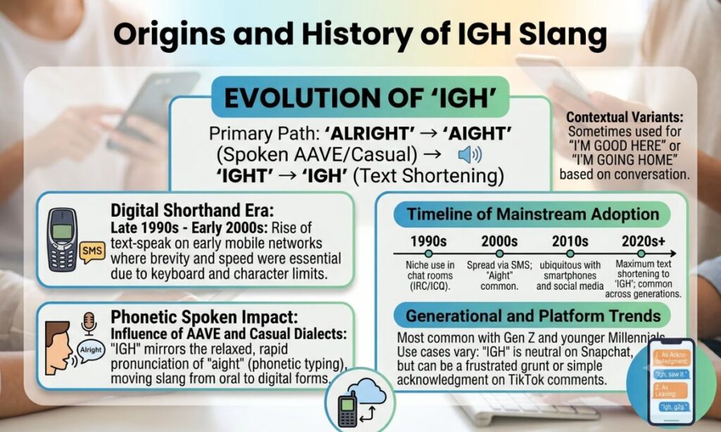 Origins and History of IGH Slang