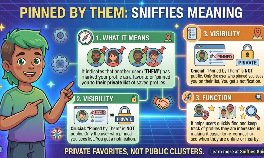 Pinned by Them Sniffies Meaning