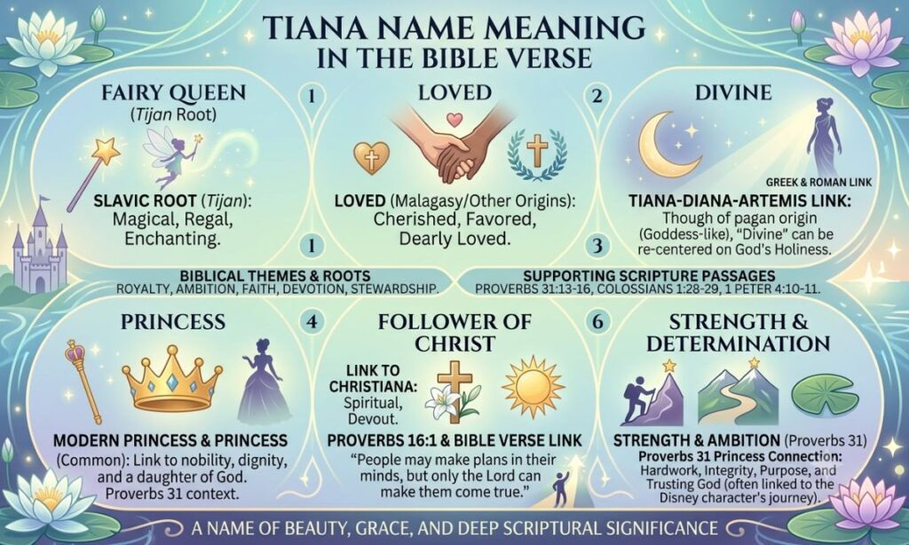 Tiana Name Meaning in the Bible Verse