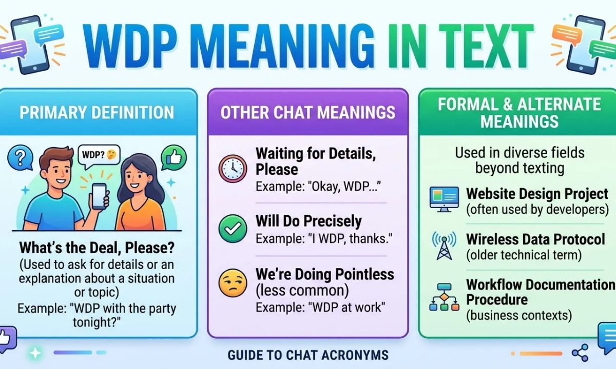 WDP Meaning in Text