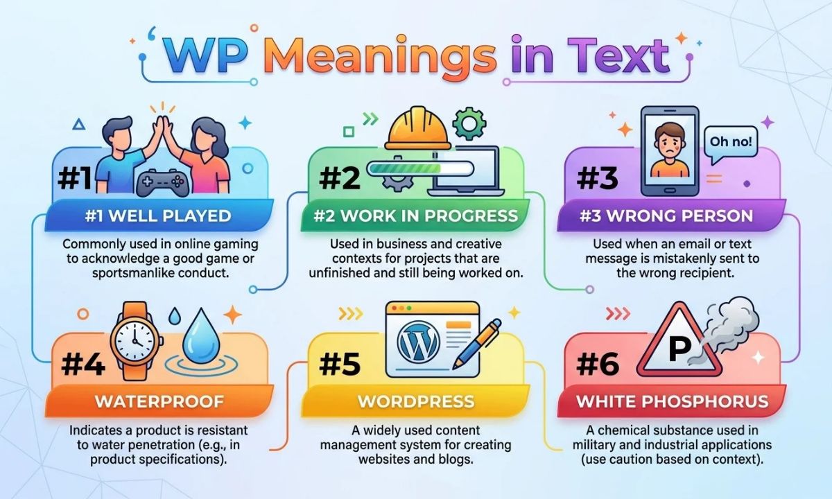 WP Meanings in Text