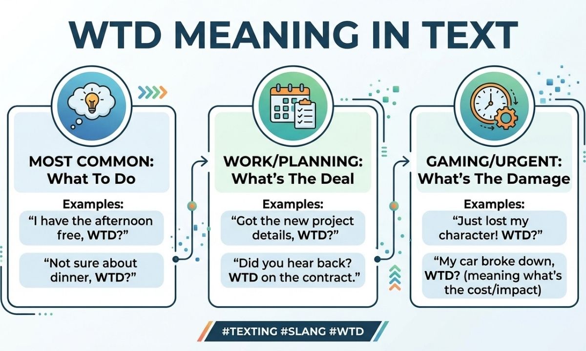 WTD Meaning in Text
