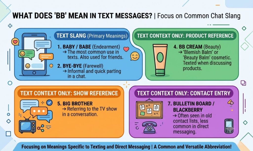 What Does BB Mean in Text Messages?