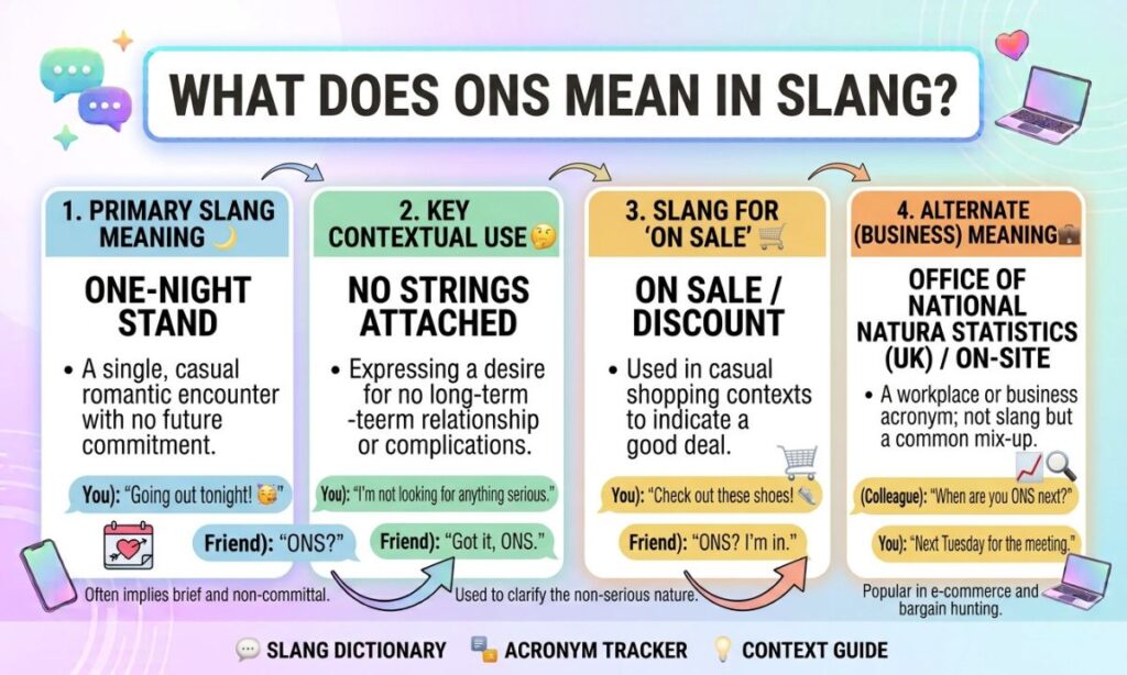 What Does ONS Mean in Slang?