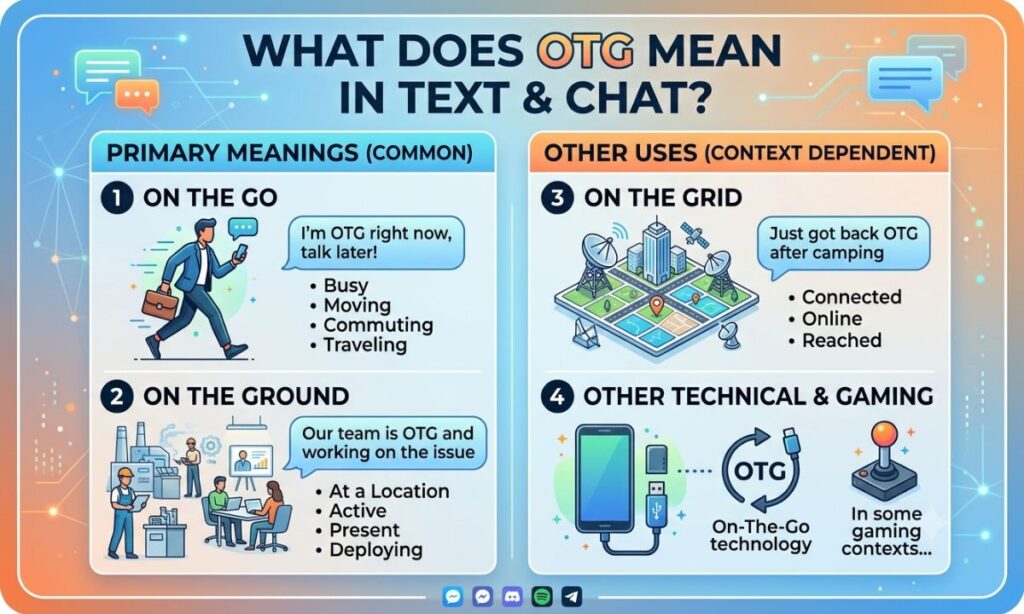 What Does OTG Mean in Text and Chat?