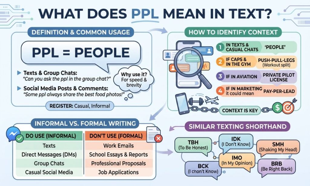 What Does PPL Mean in Text?