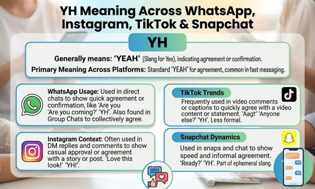 YH Meaning Across WhatsApp, Instagram, TikTok & Snapchat