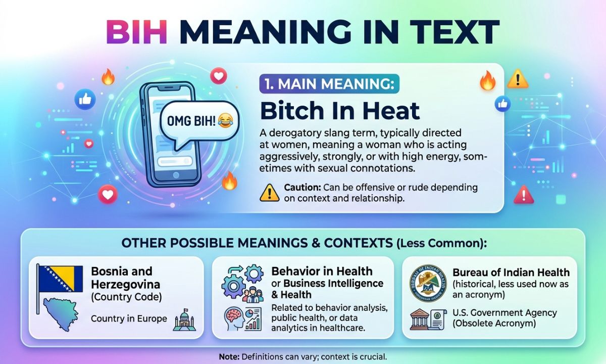 BIH Meaning in Text