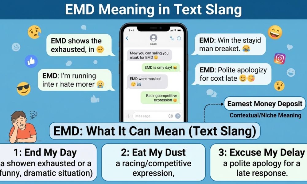 EMD Meaning in Text Slang