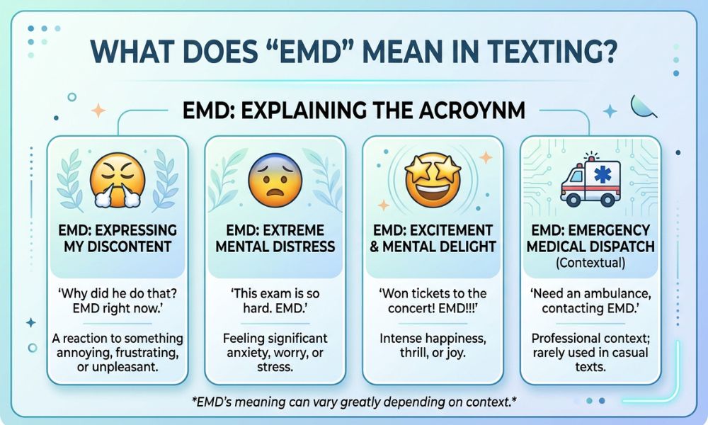 EMD Meaning in Text