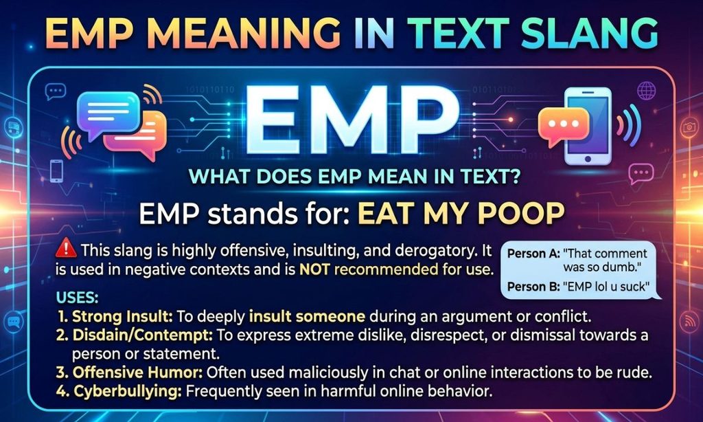 EMP Meaning in Text Slang