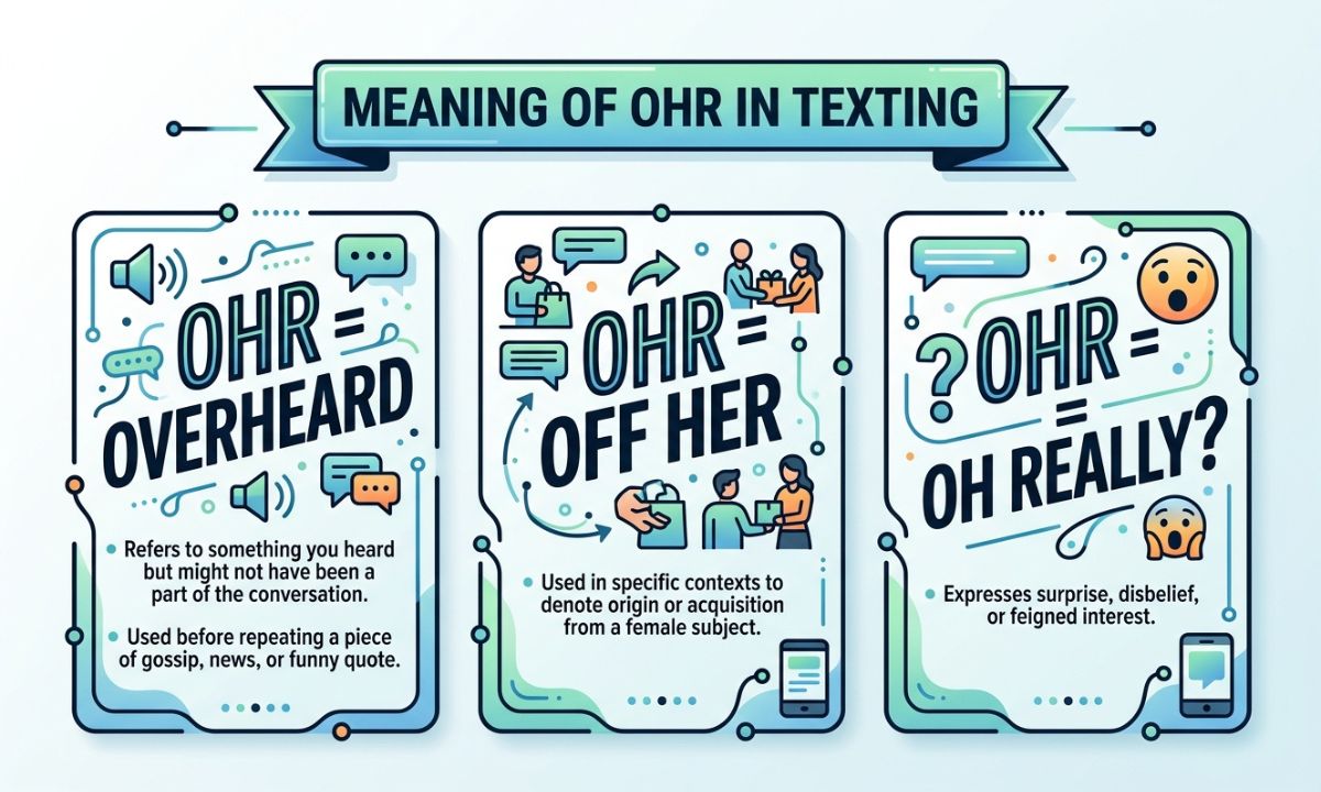 OHR Meaning in Text