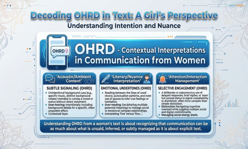 OHRD Meaning in Text From a Girl
