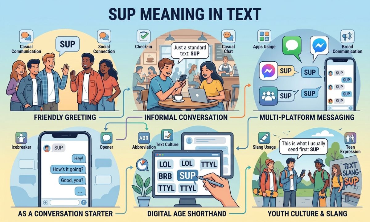 SUP Meaning in Text