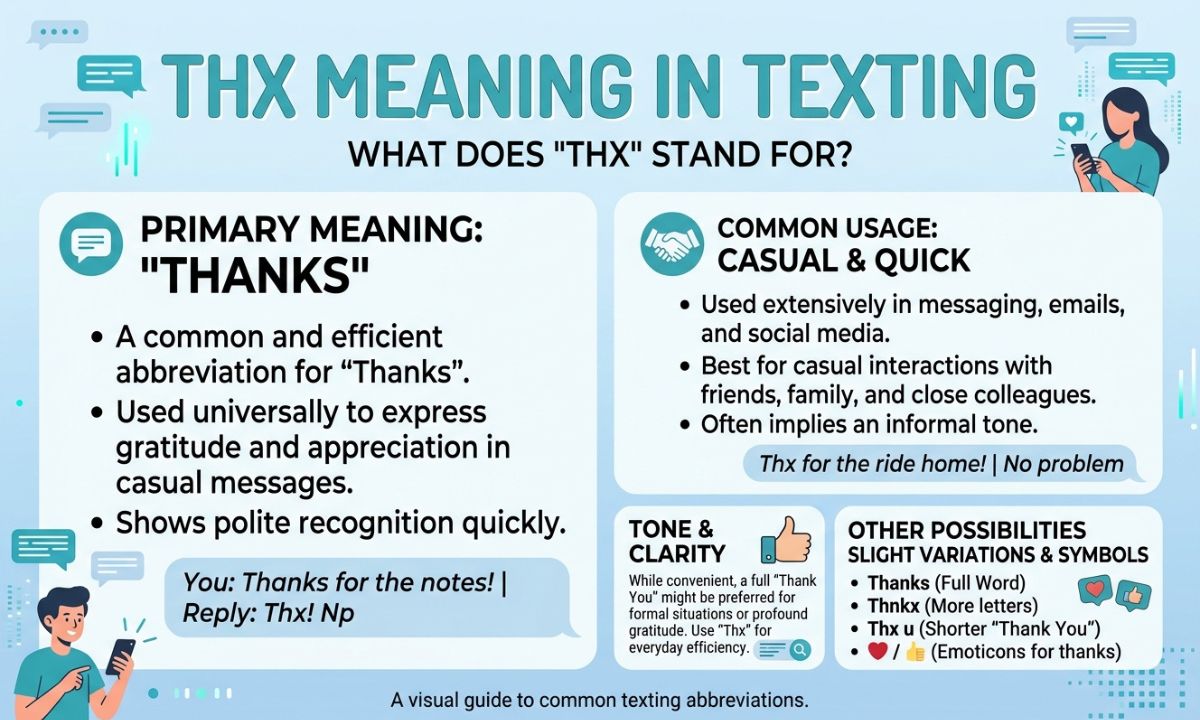 THX Meaning in Texting