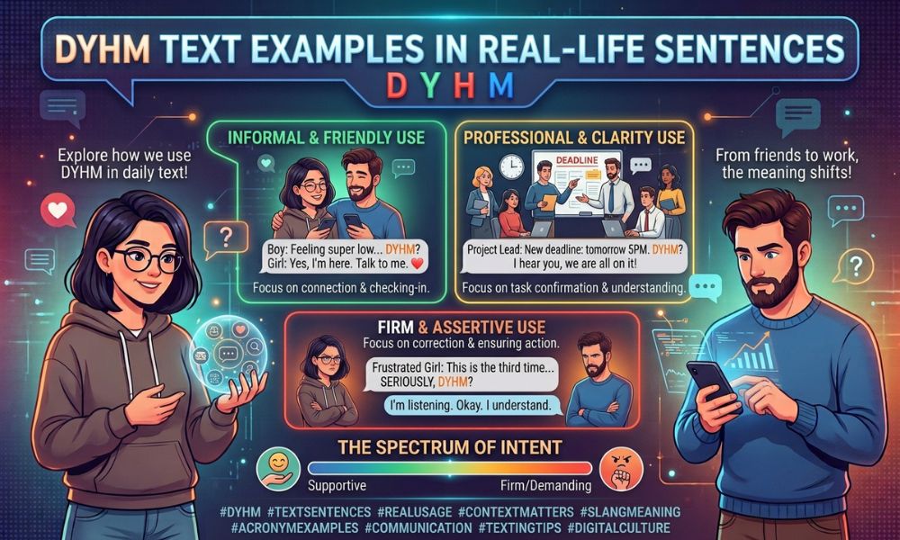 Examples of DYHM Meaning in Text in Sentences