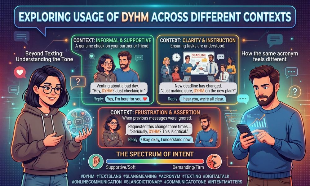 Usage Of DYHM in Different Contexts