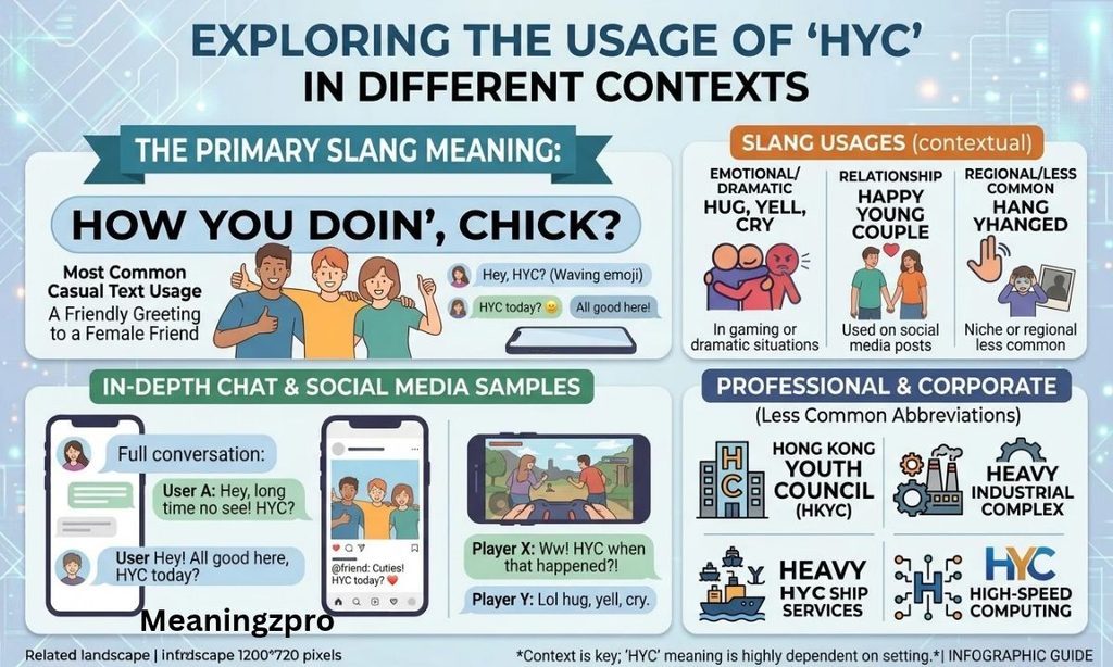 Usage Of HYC in Different Contexts