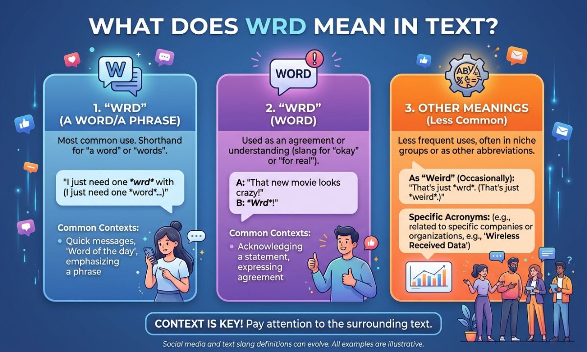 WRD Meaning in Text
