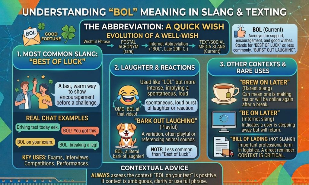 What Does BOL Mean in Slang?